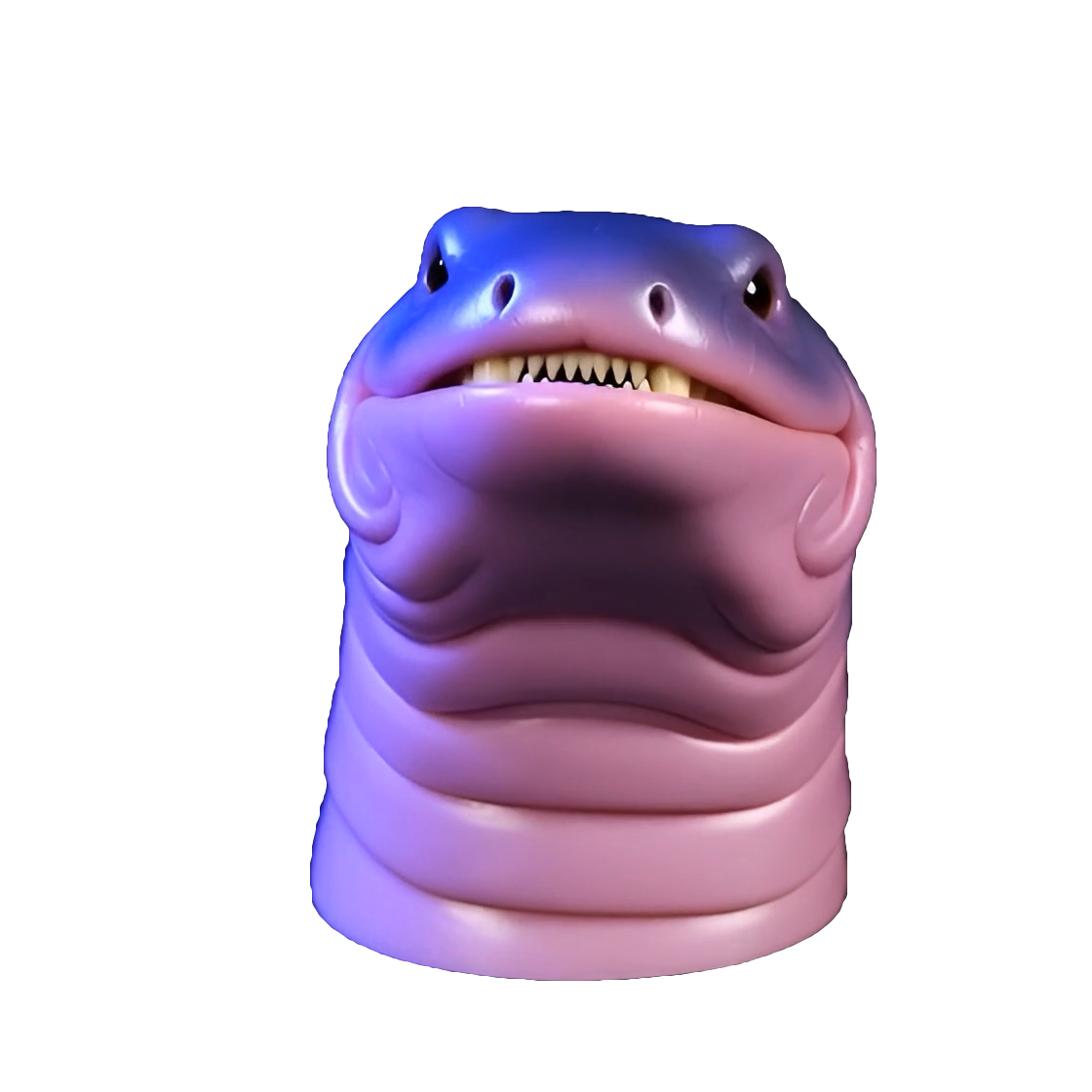 The Ground Monster, jaws open